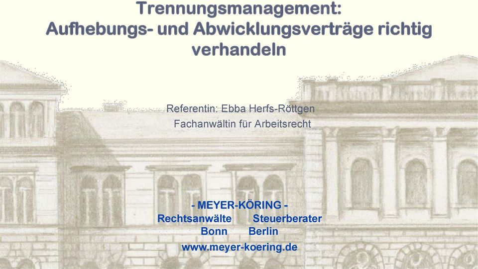 Ebba Herfs-Röttgen Fachanwältin für Arbeitsrecht -
