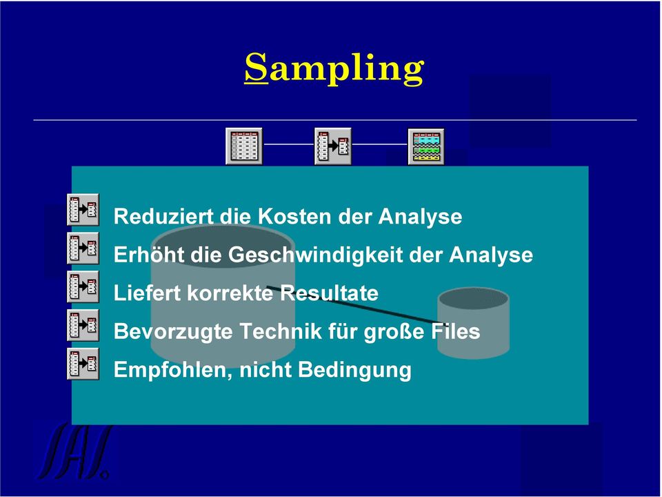 Liefert korrekte Resultate Bevorzugte