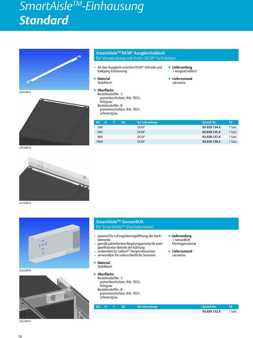 X 1 Satz CAC20014 CAC20015 SmartAisle TM -SensorBOX für SmartAisle TM -Dachelemente passend für Luftregulierungsöffnung der Dachelemente gemäß patentiertem Regelungsprinzip für