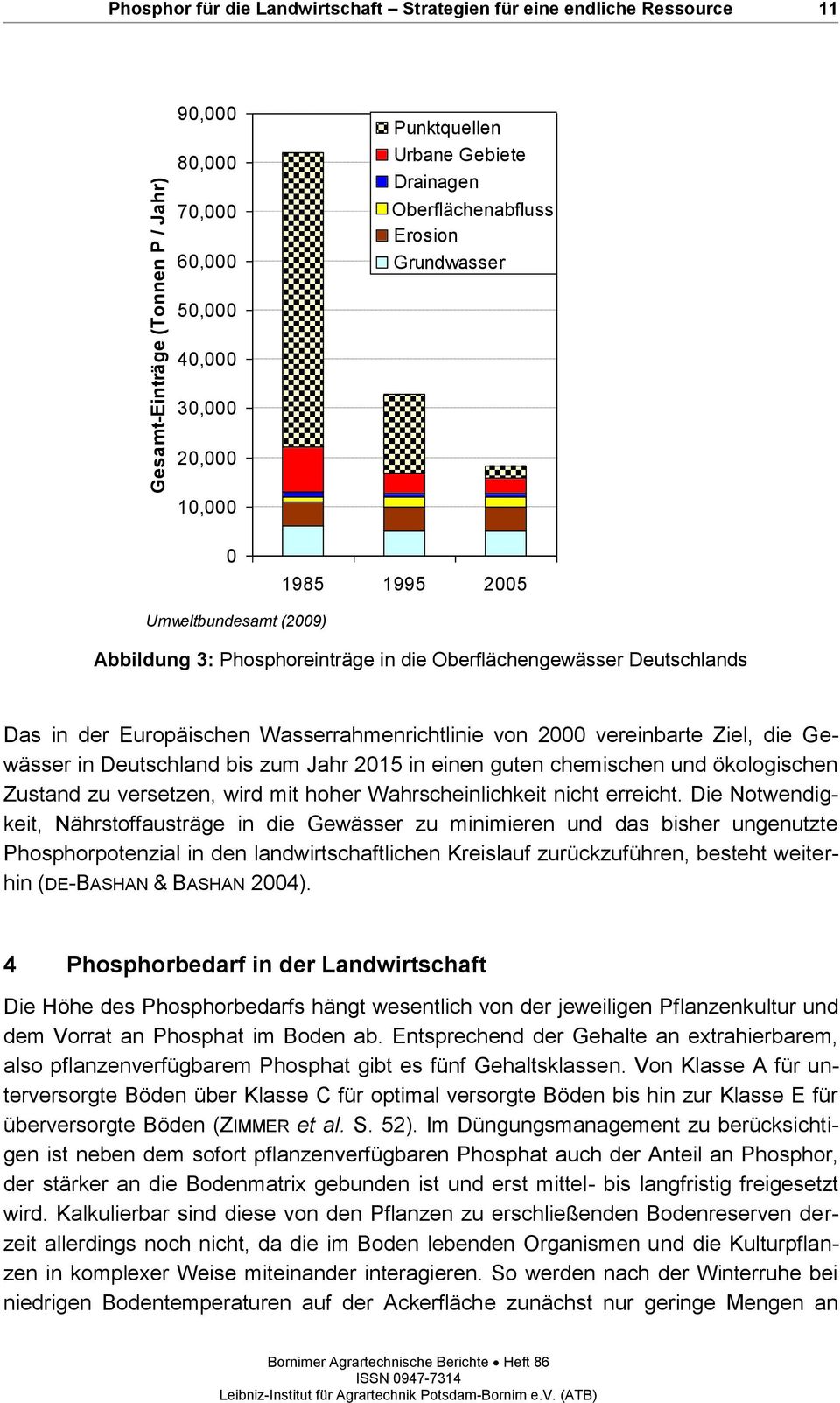 Europäischen Wasserrahmenrichtlinie von 2000 vereinbarte Ziel, die Gewässer in Deutschland bis zum Jahr 2015 in einen guten chemischen und ökologischen Zustand zu versetzen, wird mit hoher