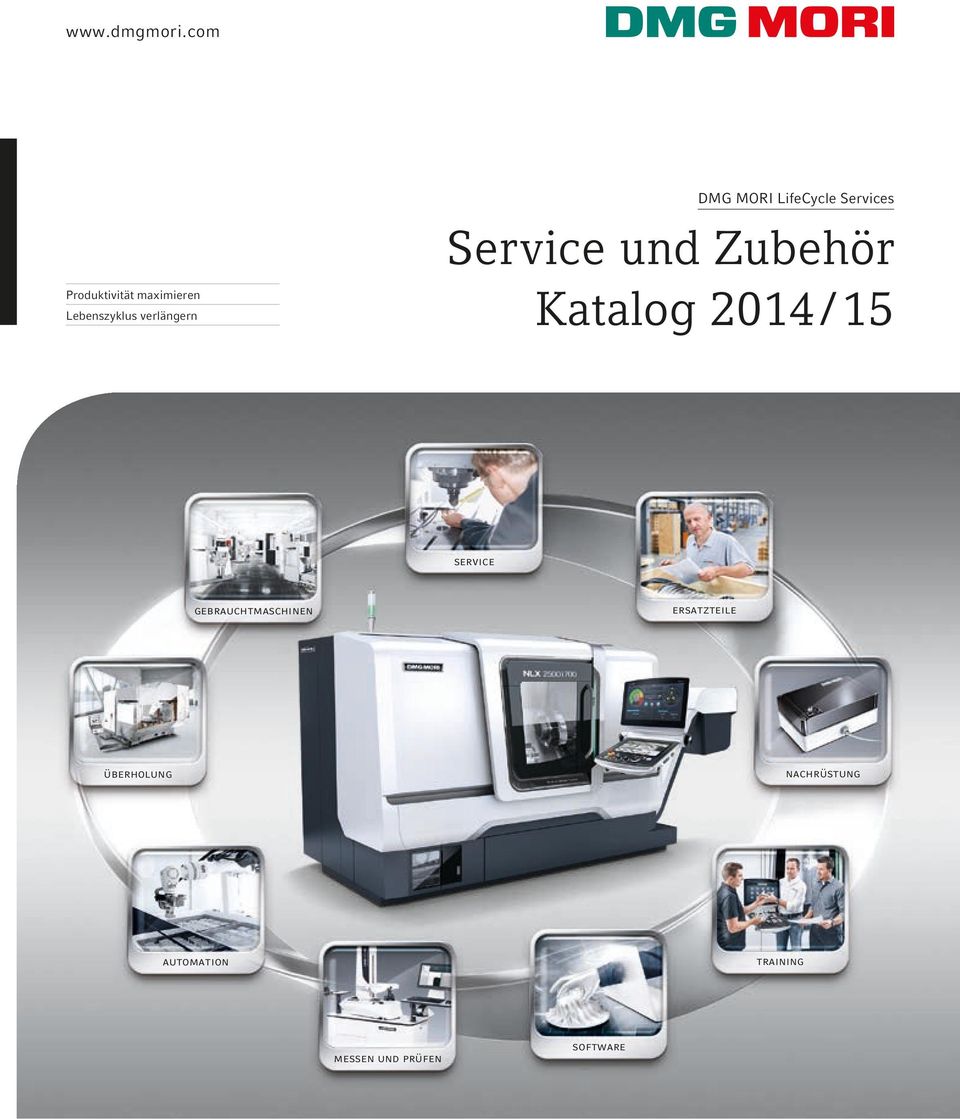 MORI LifeCycle Services Service und Zubehör Katalog 2014 /