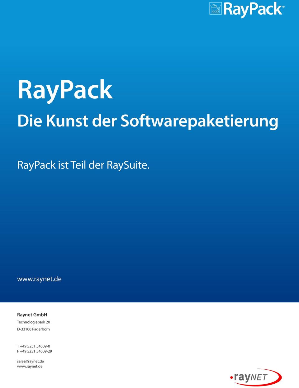 de Raynet GmbH Technologiepark 20 D-33100