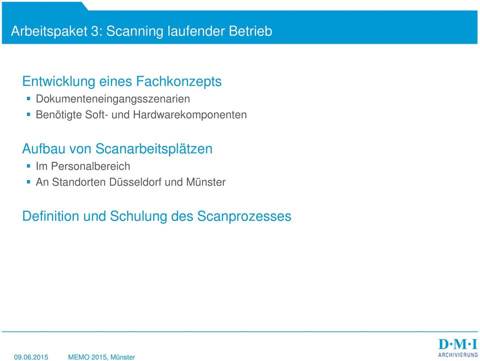 von Scanarbeitsplätzen Im Personalbereich An Standorten Düsseldorf und