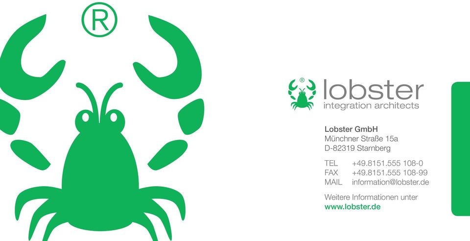 8151.555 108-99 MAIL information@lobster.