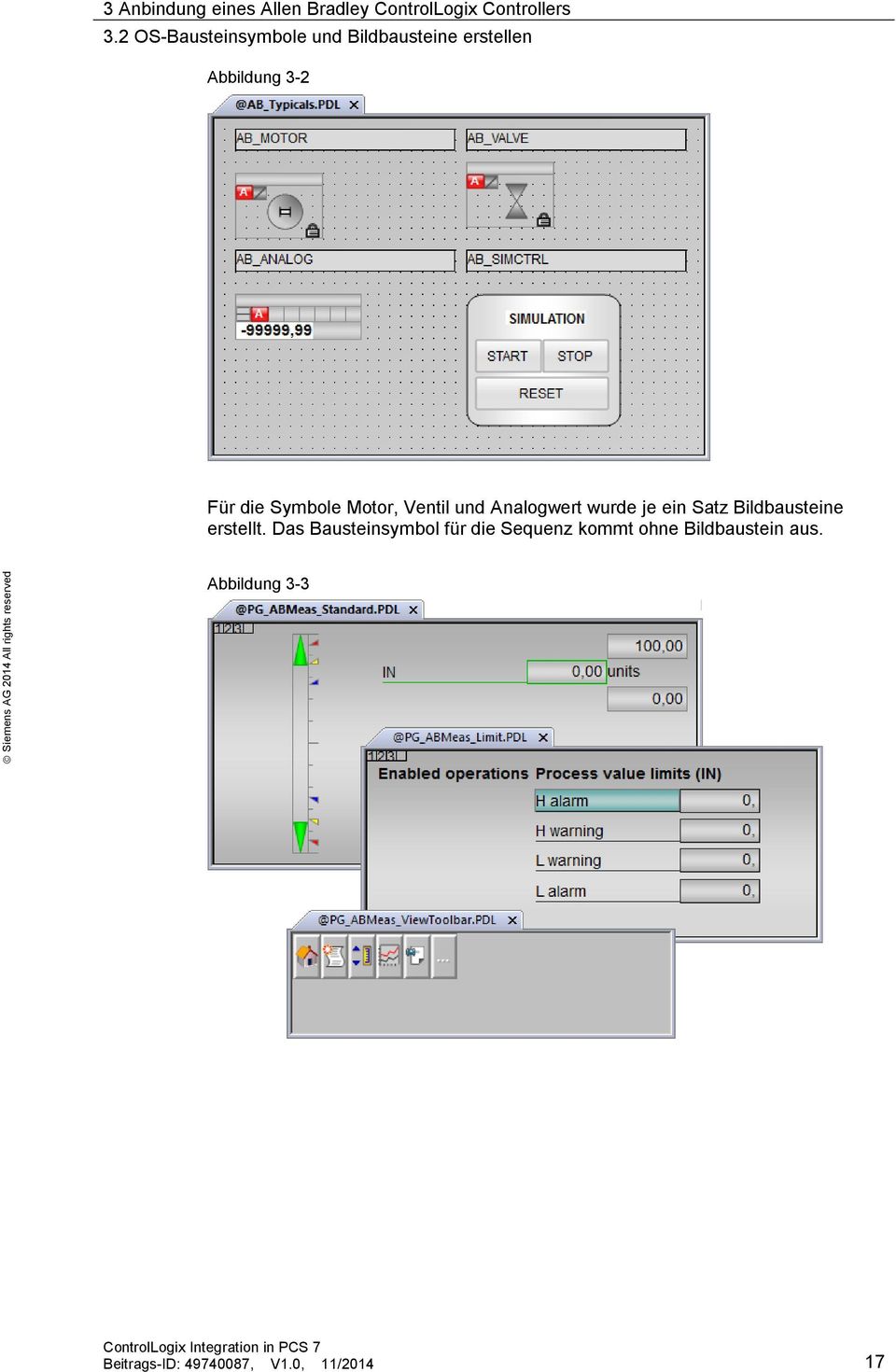 2 OS-Bausteinsymbole und Bildbausteine erstellen Abbildung 3-2 Für die Symbole Motor,