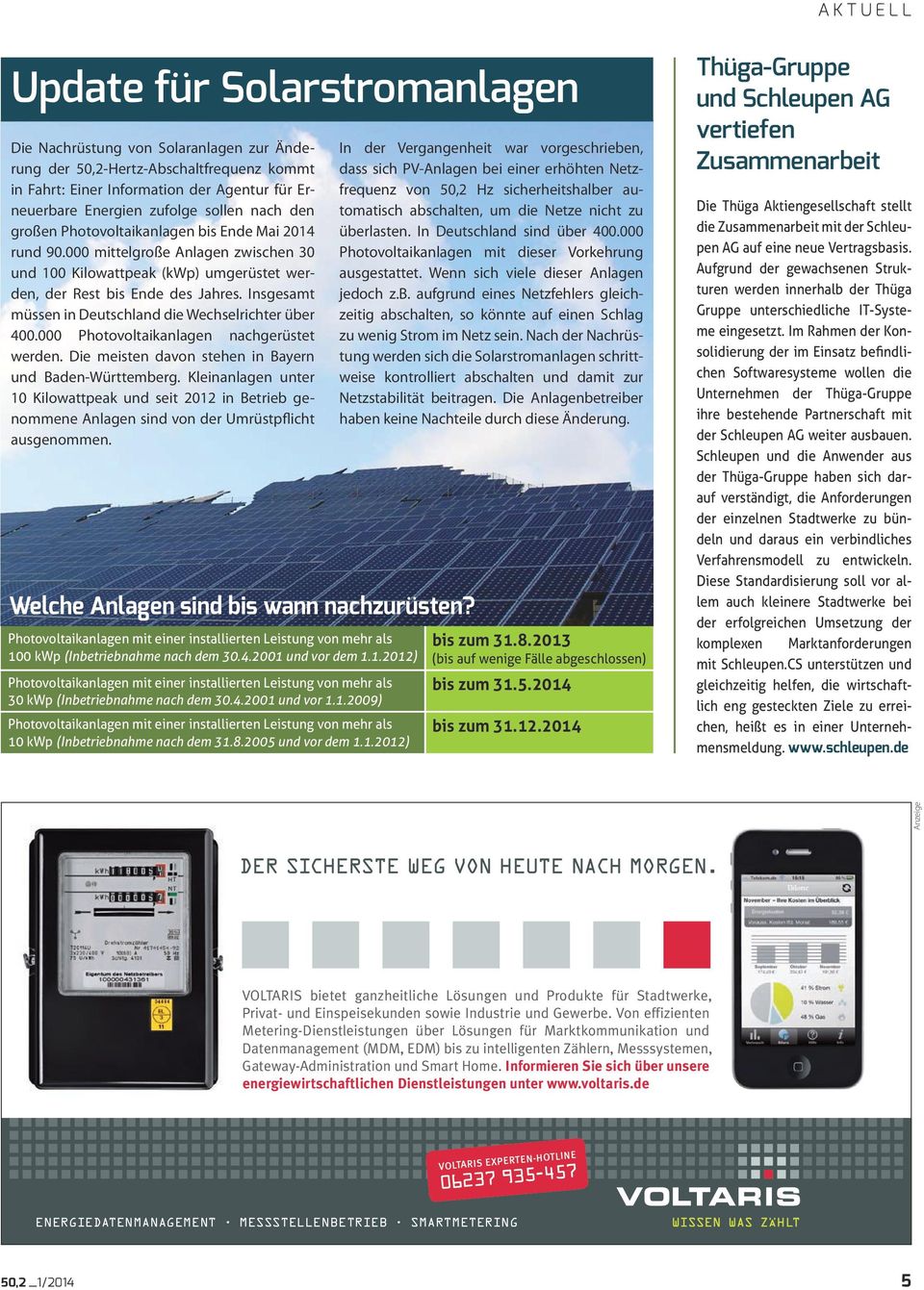 Insgesamt müssen in Deutschland die Wechselrichter über 400.000 Photovoltaikanlagen nachgerüstet werden. Die meisten davon stehen in Bayern und Baden-Württemberg.