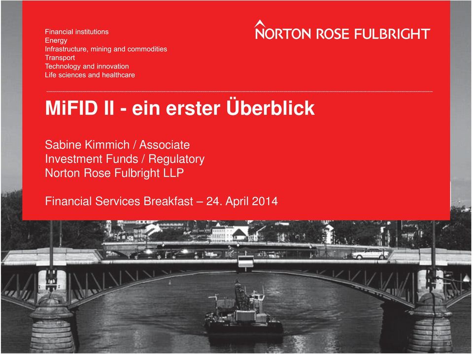 Regulatory Norton Rose Fulbright LLP