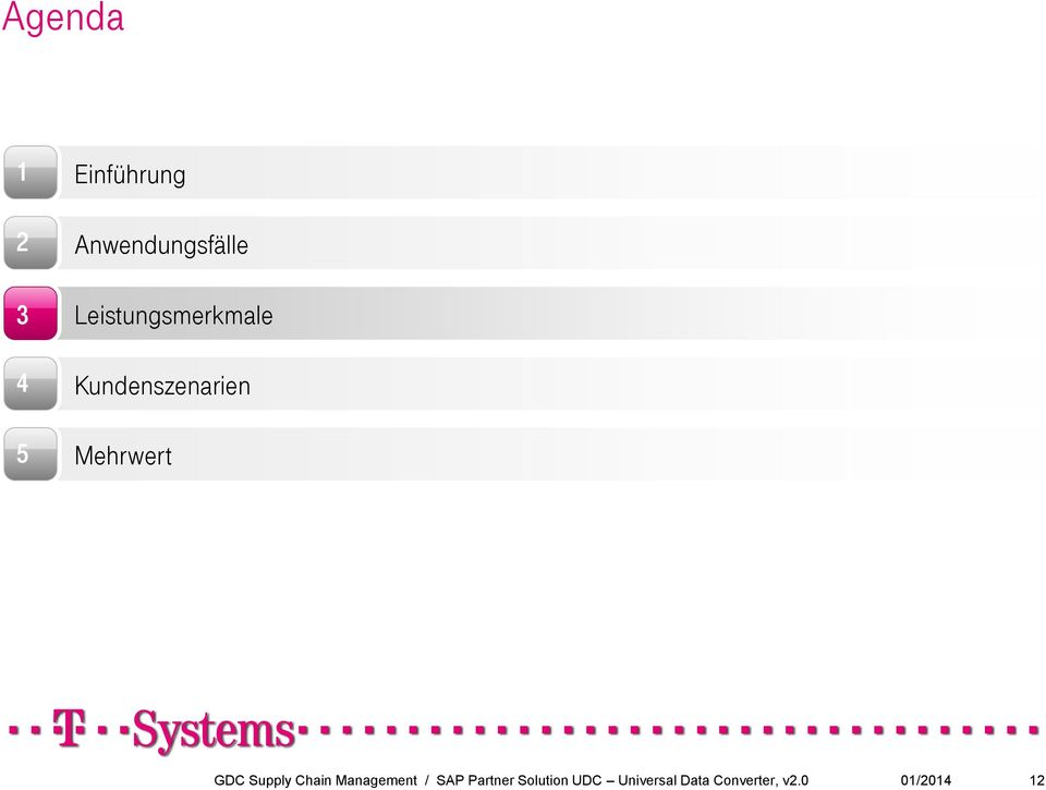 Mehrwert GDC Supply Chain Management / SAP