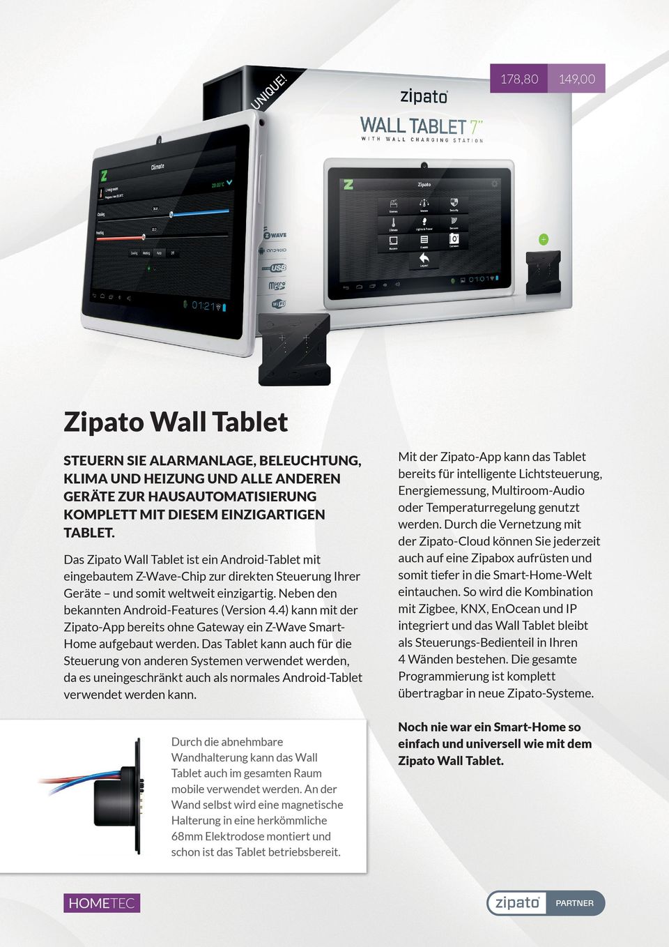 4) kann mit der Zipato-App bereits ohne Gateway ein Z-Wave SmartHome aufgebaut werden.