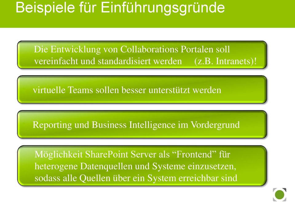 virtuelle Teams sollen besser unterstützt werden Reporting und Business Intelligence im