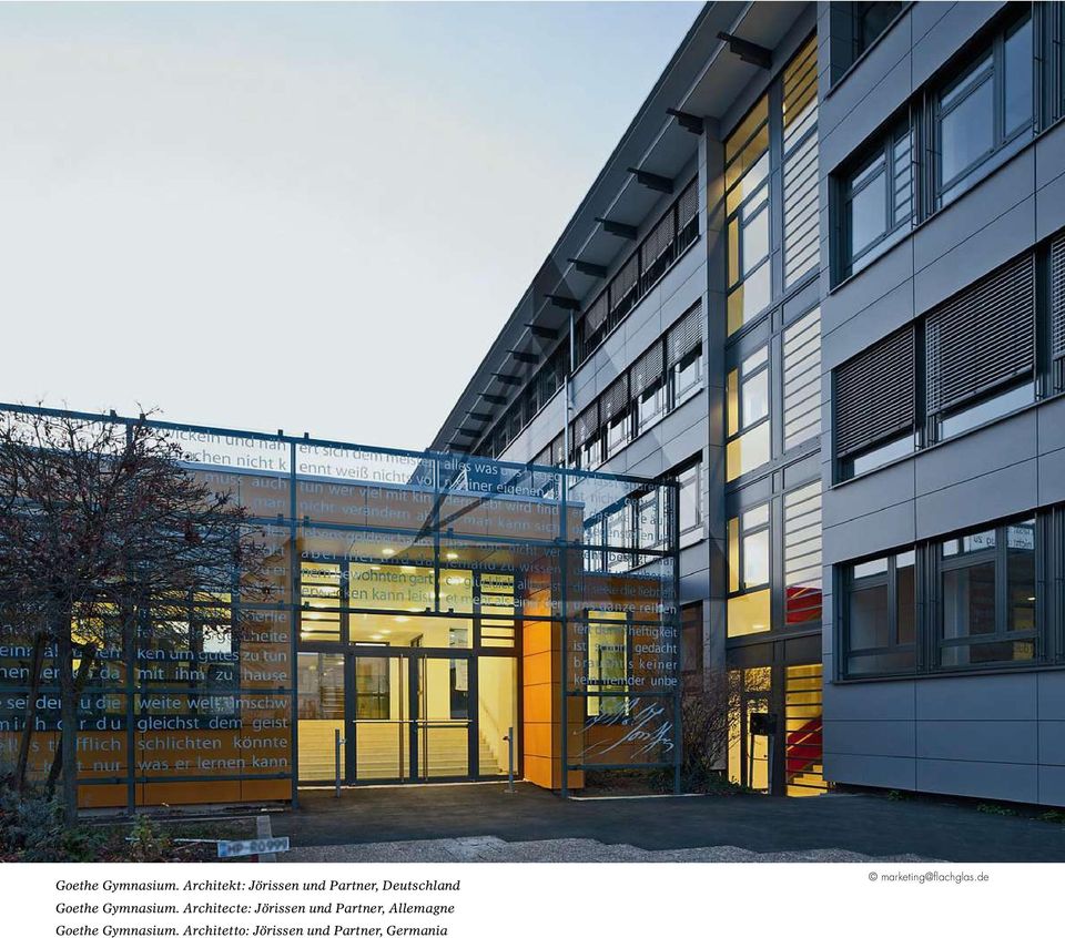 Architecte: Jörissen und Partner, Allemagne 