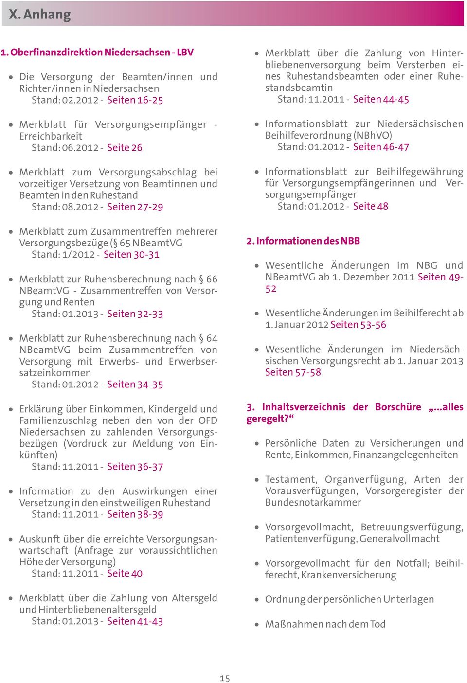 2012 - Seite 26 Merkblatt zum Versorgungsabschlag bei vorzeitiger Versetzung von Beamtinnen und Beamten in den Ruhestand Stand: 08.