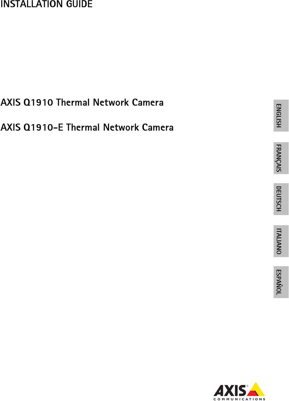 Q1910-E Thermal Network Camera