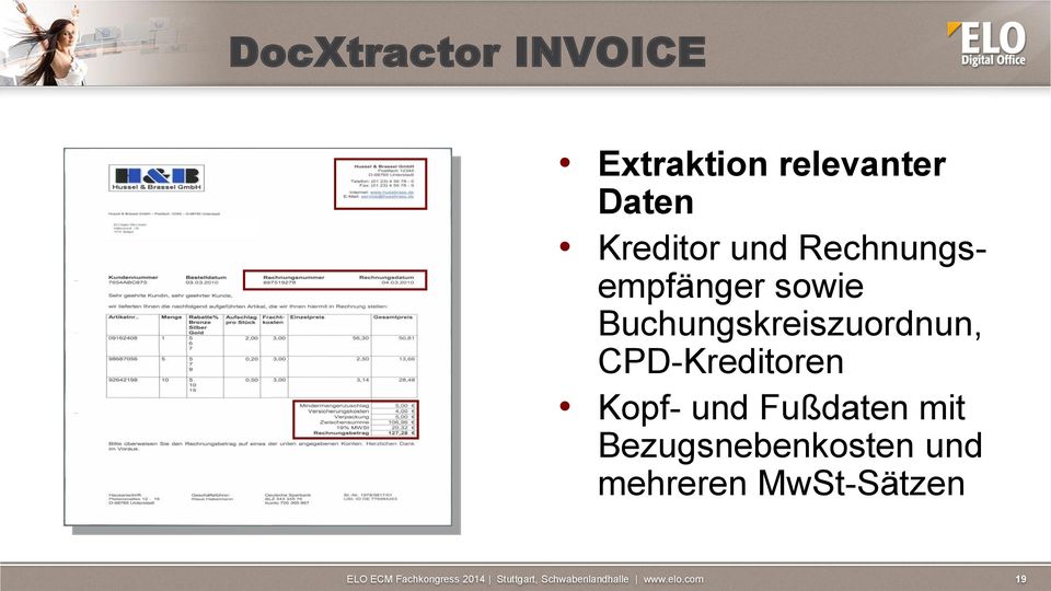 Rechnungsempfänger sowie Buchungskreiszuordnun, CPD-Kreditoren