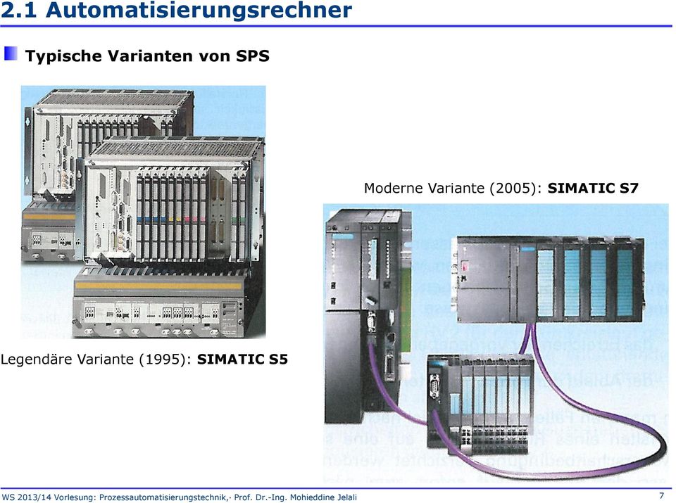 (1995): SIMATIC S5 WS 2013/14 Vorlesung: