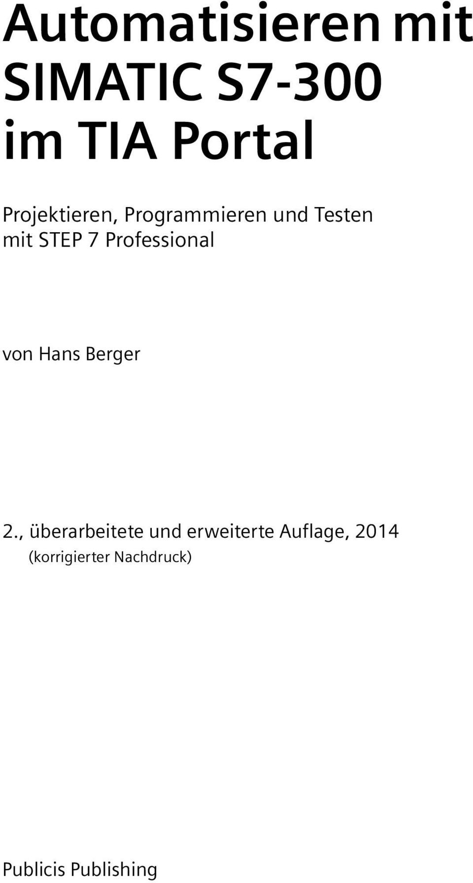 Professional von Hans Berger 2.
