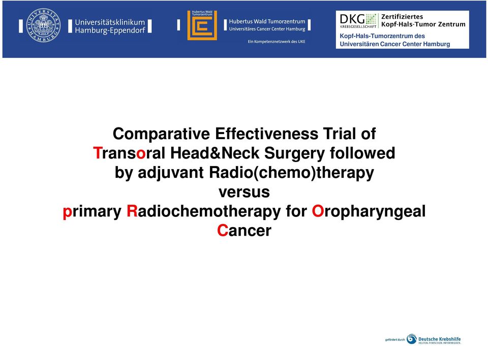 adjuvant Radio(chemo)therapy versus