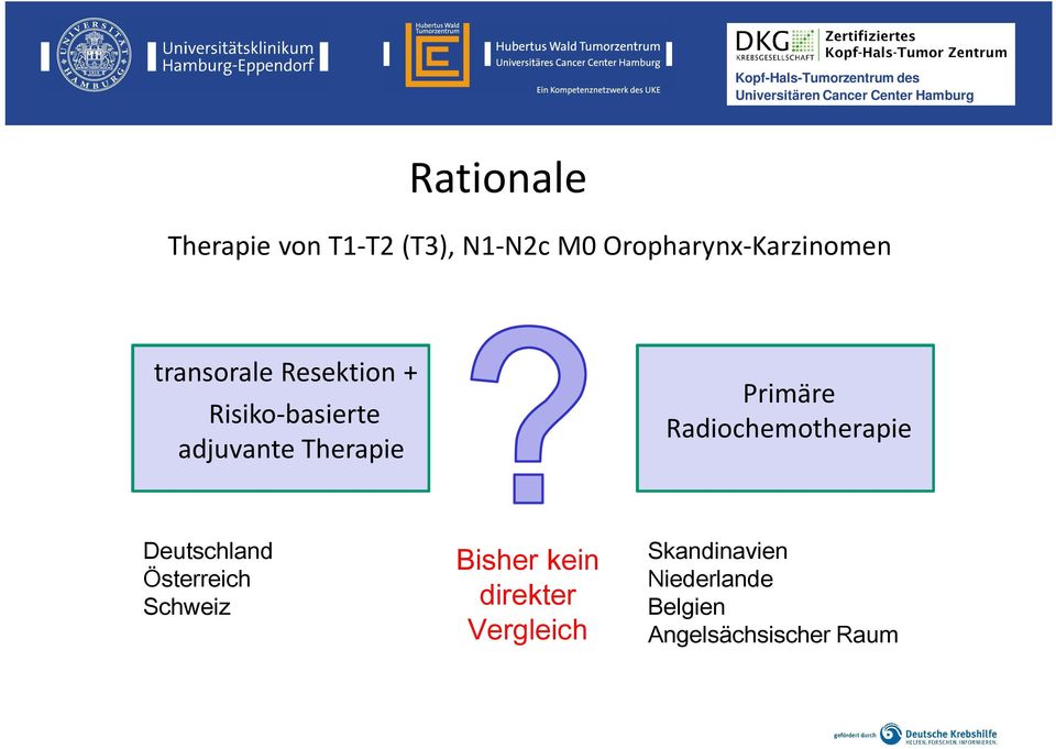 Radiochemotherapie Deutschland Österreich Schweiz Bisher kein