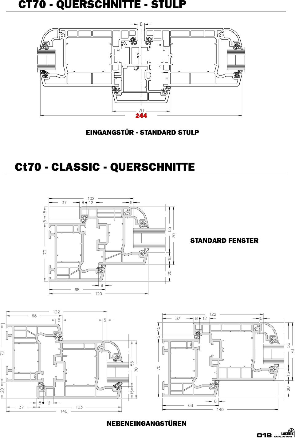 Ct70 - CLASSIC - QUERSCHNITTE