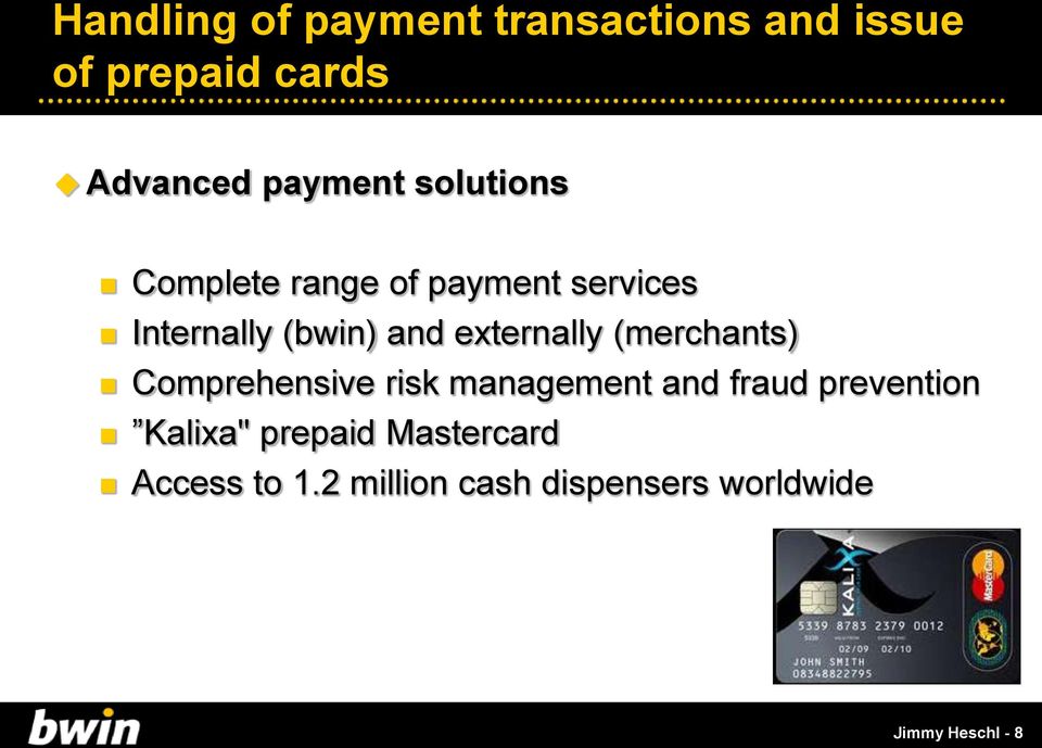 (merchants) Comprehensive risk management and fraud prevention Kalixa"
