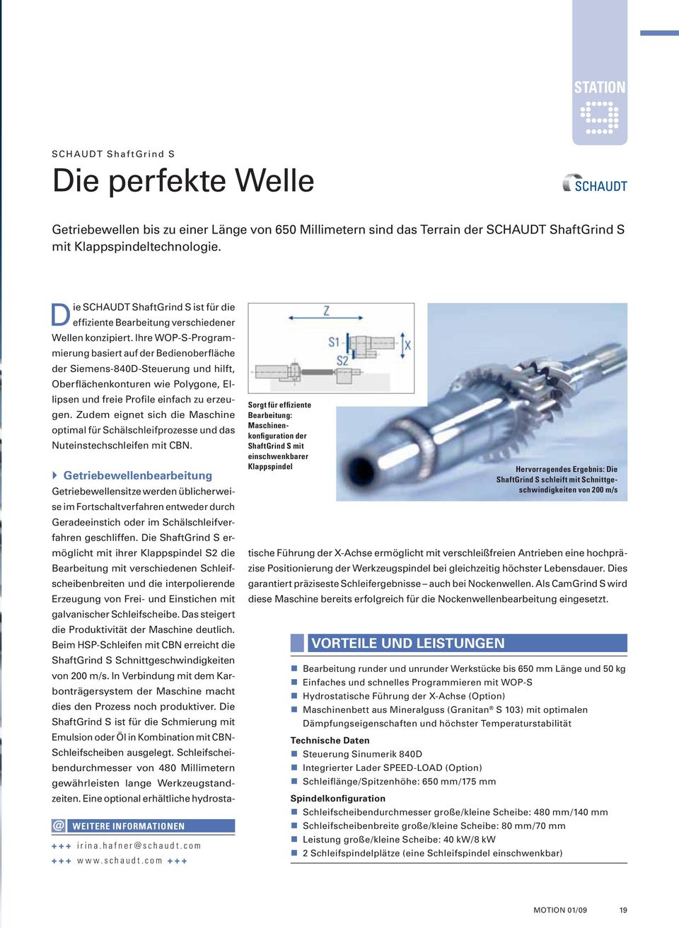 Ihre WOP-S-Programmierung basiert auf der Bedienoberfläche der Siemens-840D-Steuerung und hilft, Oberflächenkonturen wie Polygone, Ellipsen und freie Profile einfach zu erzeugen.