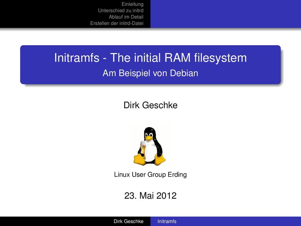 Beispiel von Debian