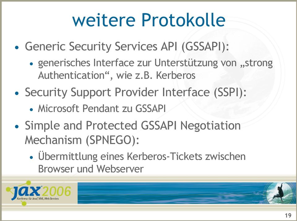 Kerberos Security Support Provider Interface (SSPI): Microsoft Pendant zu GSSAPI