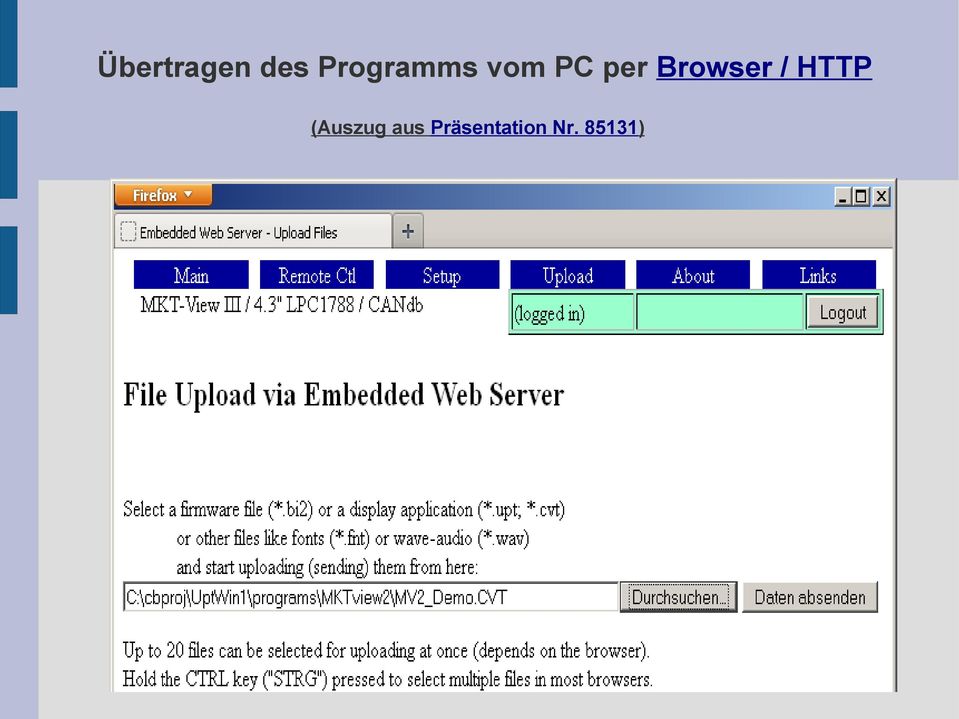 Browser / HTTP