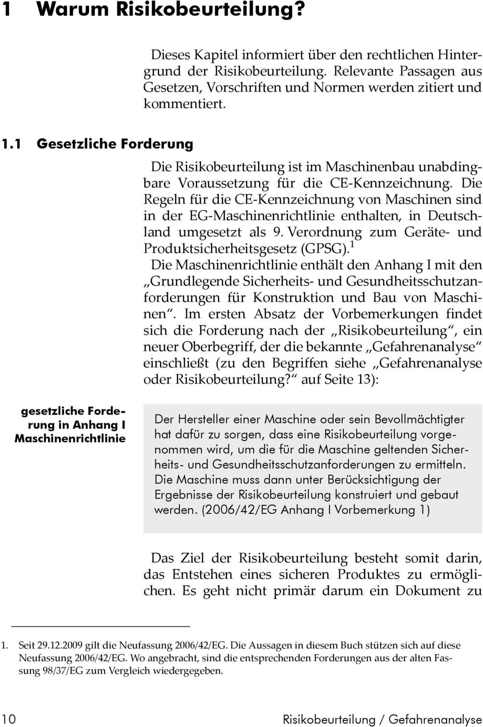 Die Regeln für die CE-Kennzeichnung von Maschinen sind in der EG-Maschinenrichtlinie enthalten, in Deutschland umgesetzt als 9. Verordnung zum Geräte- und Produktsicherheitsgesetz (GPSG).
