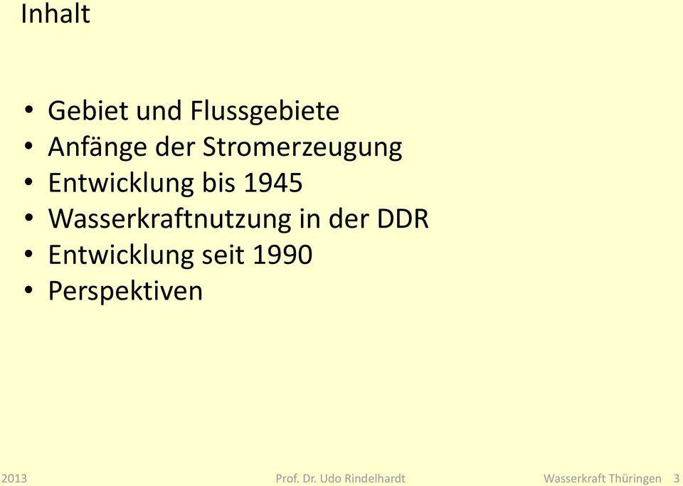 Wasserkraftnutzung in der DDR Entwicklung seit