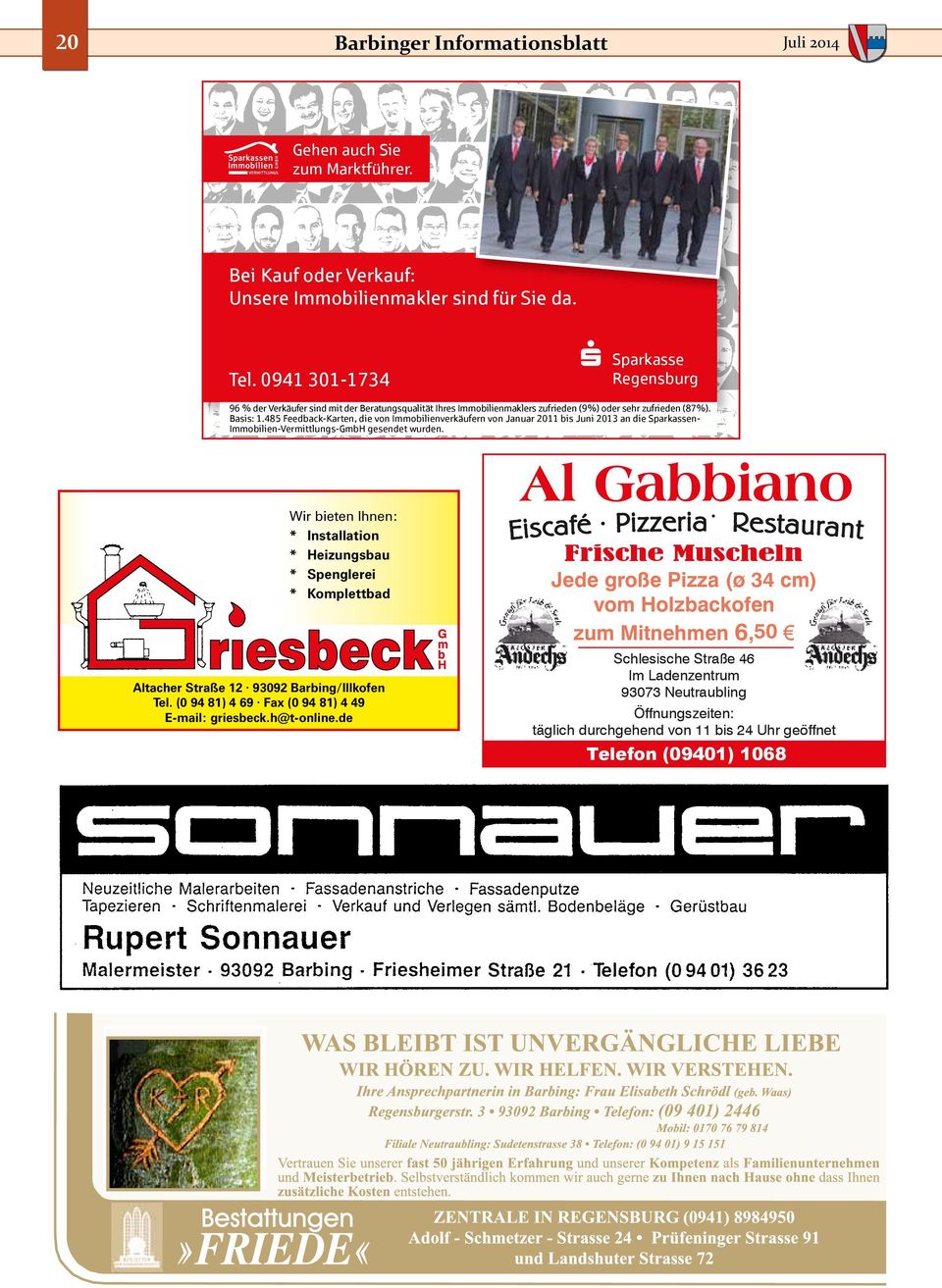 485 Feedback-Karten, die von Immobilienverkäufern von Januar 2011 bis Juni 2013 an die Sparkassen- Immobilien-Vermittlungs-GmbH gesendet wurden.