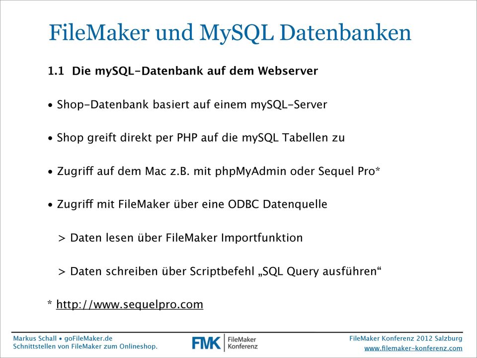 direkt per PHP auf die mysql Tabe