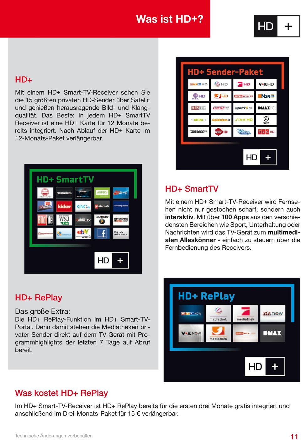 HD+ SmartTV Mit einem HD+ Smart-TV-Receiver wird Fernsehen nicht nur gestochen scharf, sondern auch interaktiv.