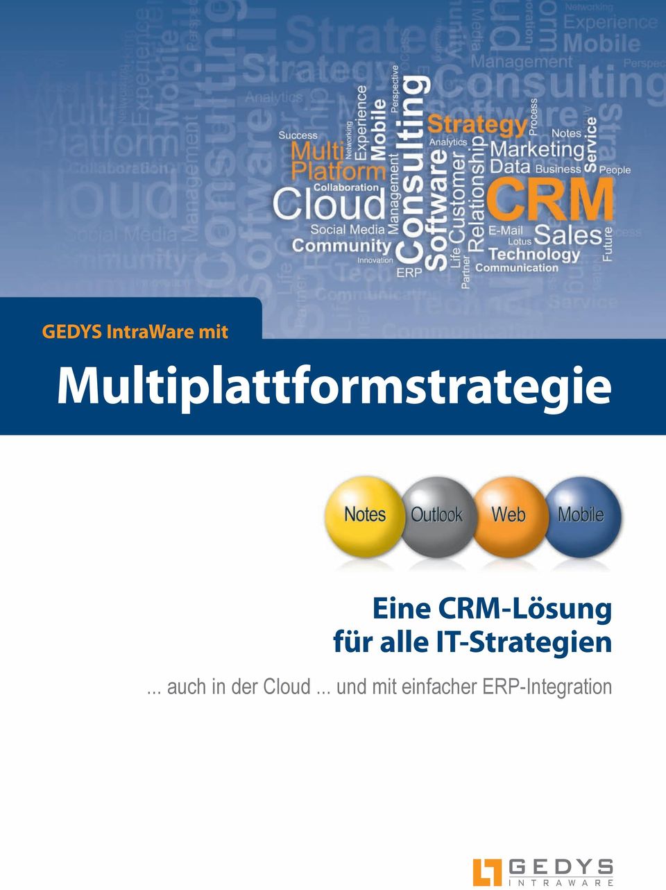 CRM-Lösung für alle IT-Strategien.