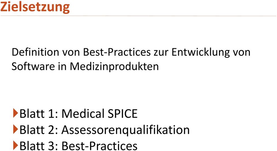 Medizinprodukten Blatt 1: Medical SPICE