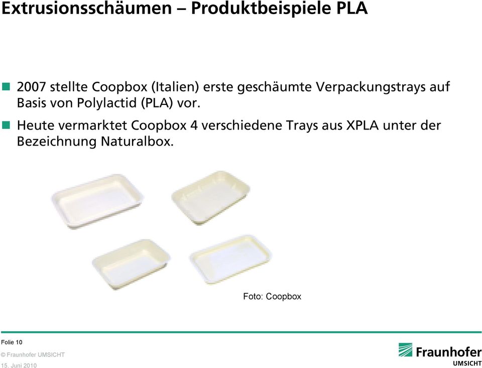 Polylactid (PLA) vor.