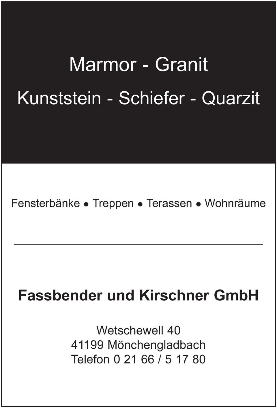 Wohnräume Fassbender und Kirschner GmbH