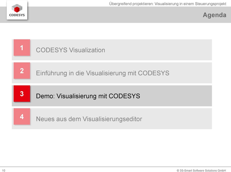 CODESYS 3 Demo: Visualisierung mit