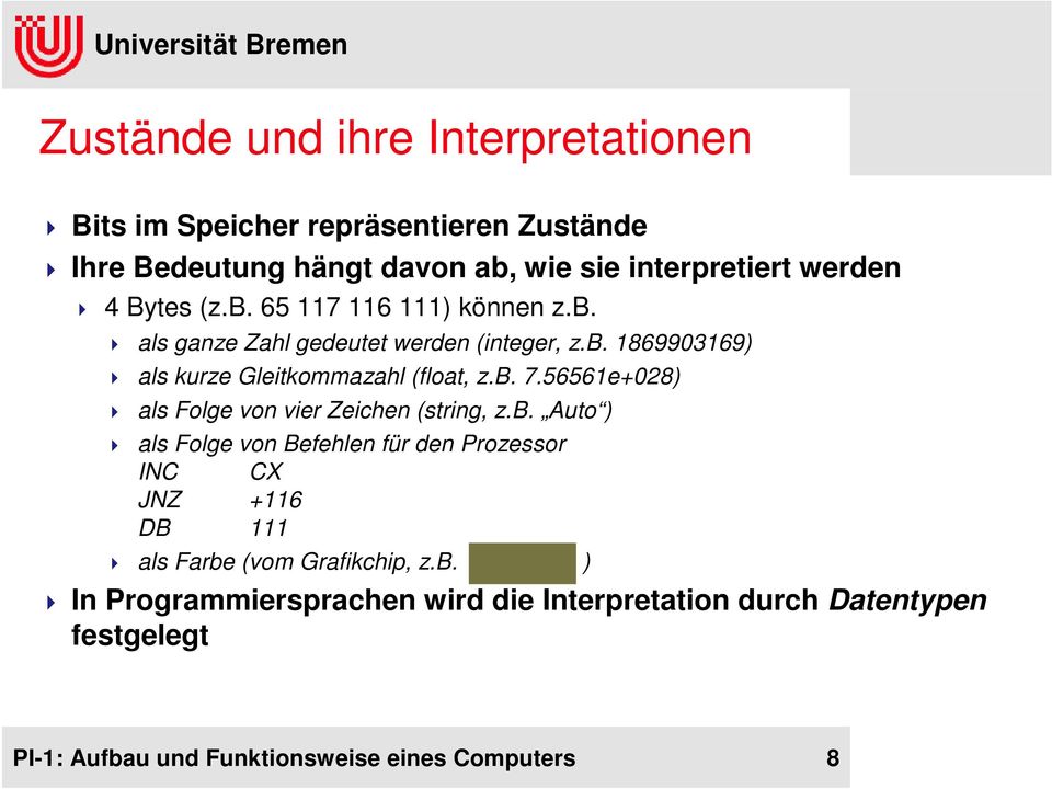 56561e+028) als Folge von vier Zeichen (string, z.b.