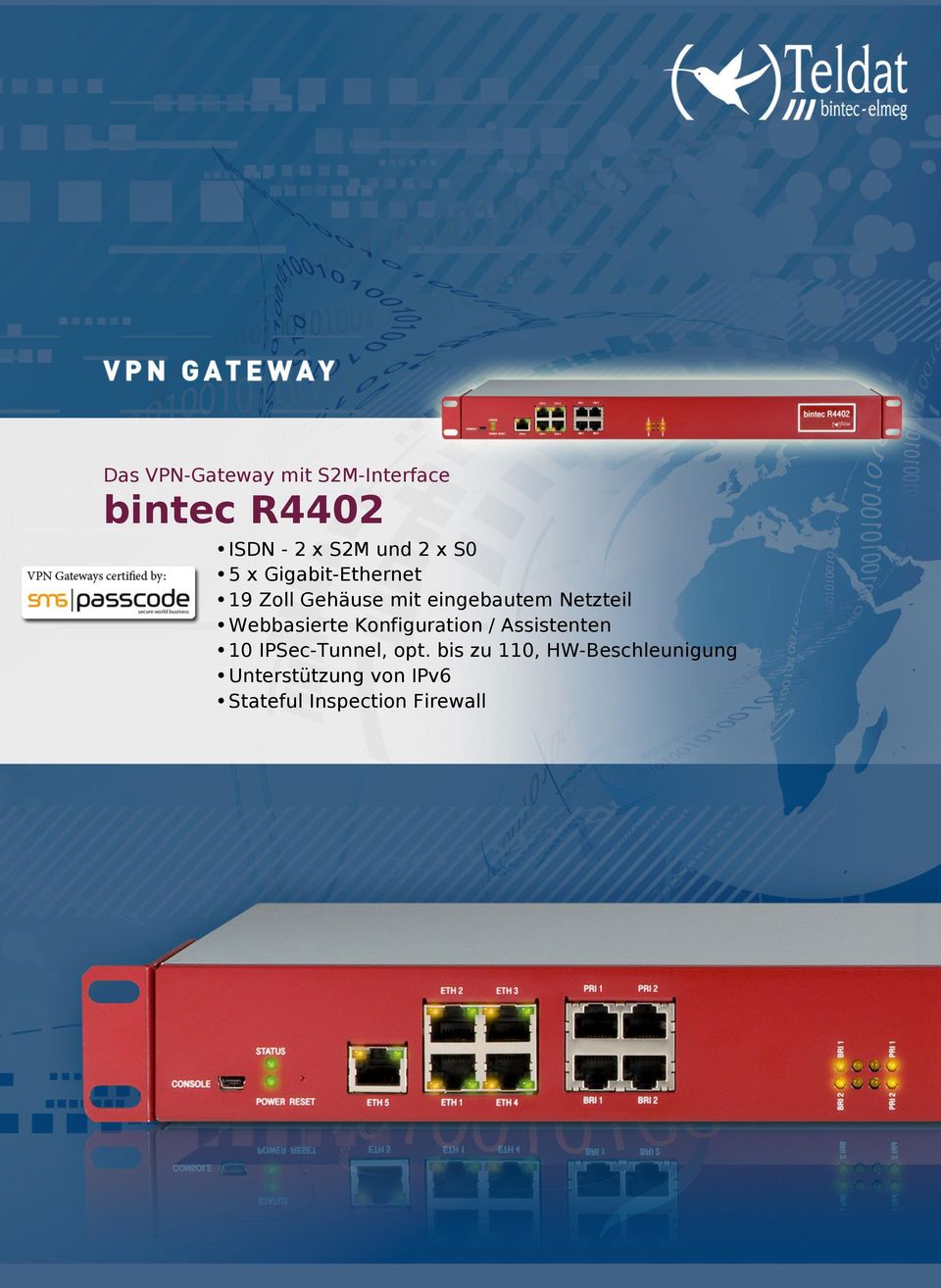 Webbasierte Konfiguration / Assistenten 10 IPSec-Tunnel, opt.