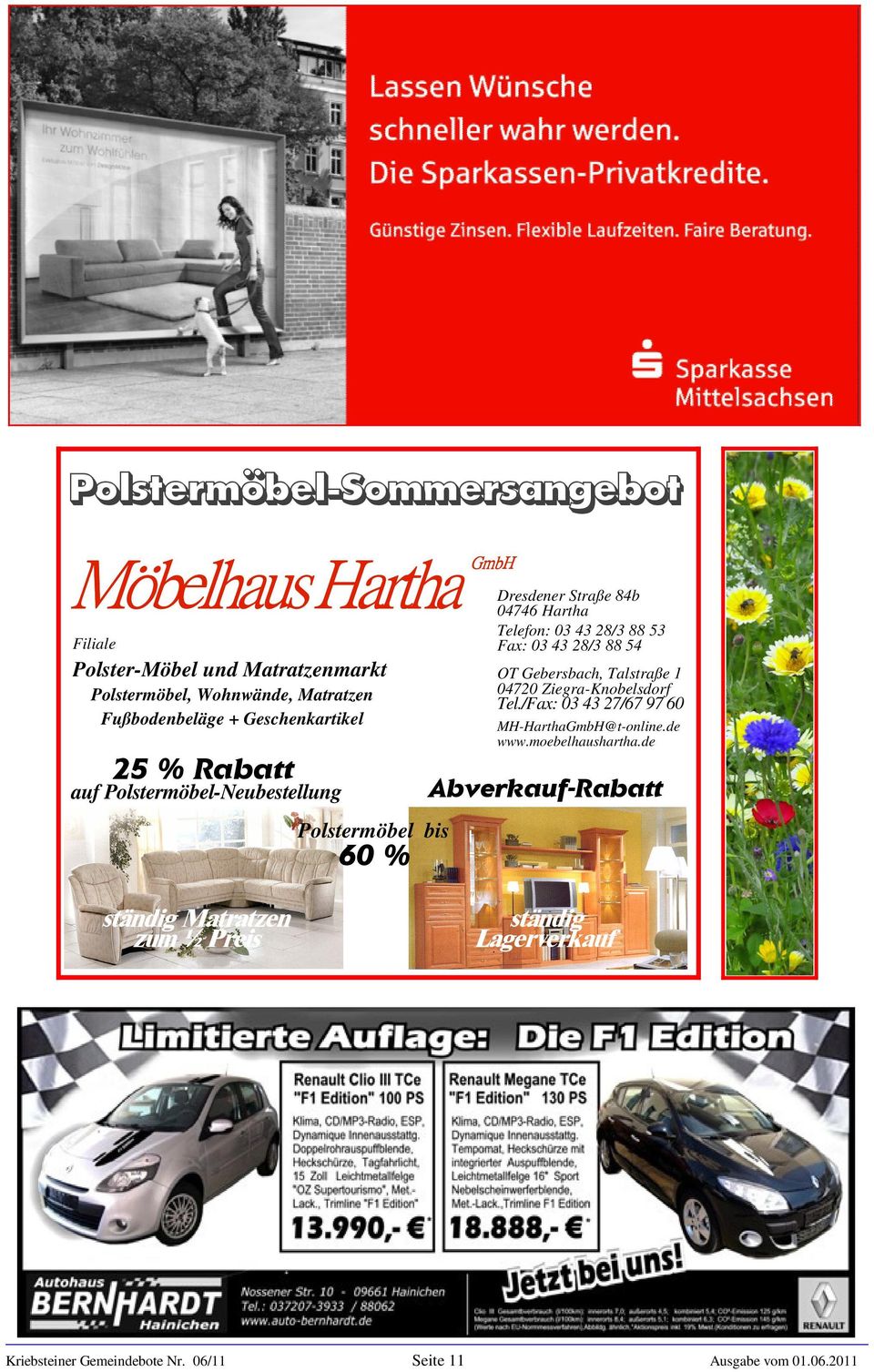 Geschenkartikel auf Polstermöbel-Neubestellung GmbH Tel./Fax: 03 43 27/67 97 60 MH-HarthaGmbH@t-online.de www.moebelhaushartha.