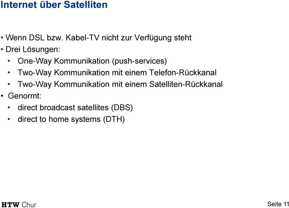 (push-services) Two-Way Kommunikation mit einem Telefon-Rückkanal Two-Way