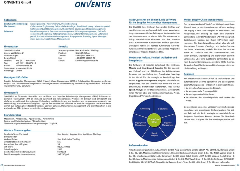 de Homepage: www.onventis.