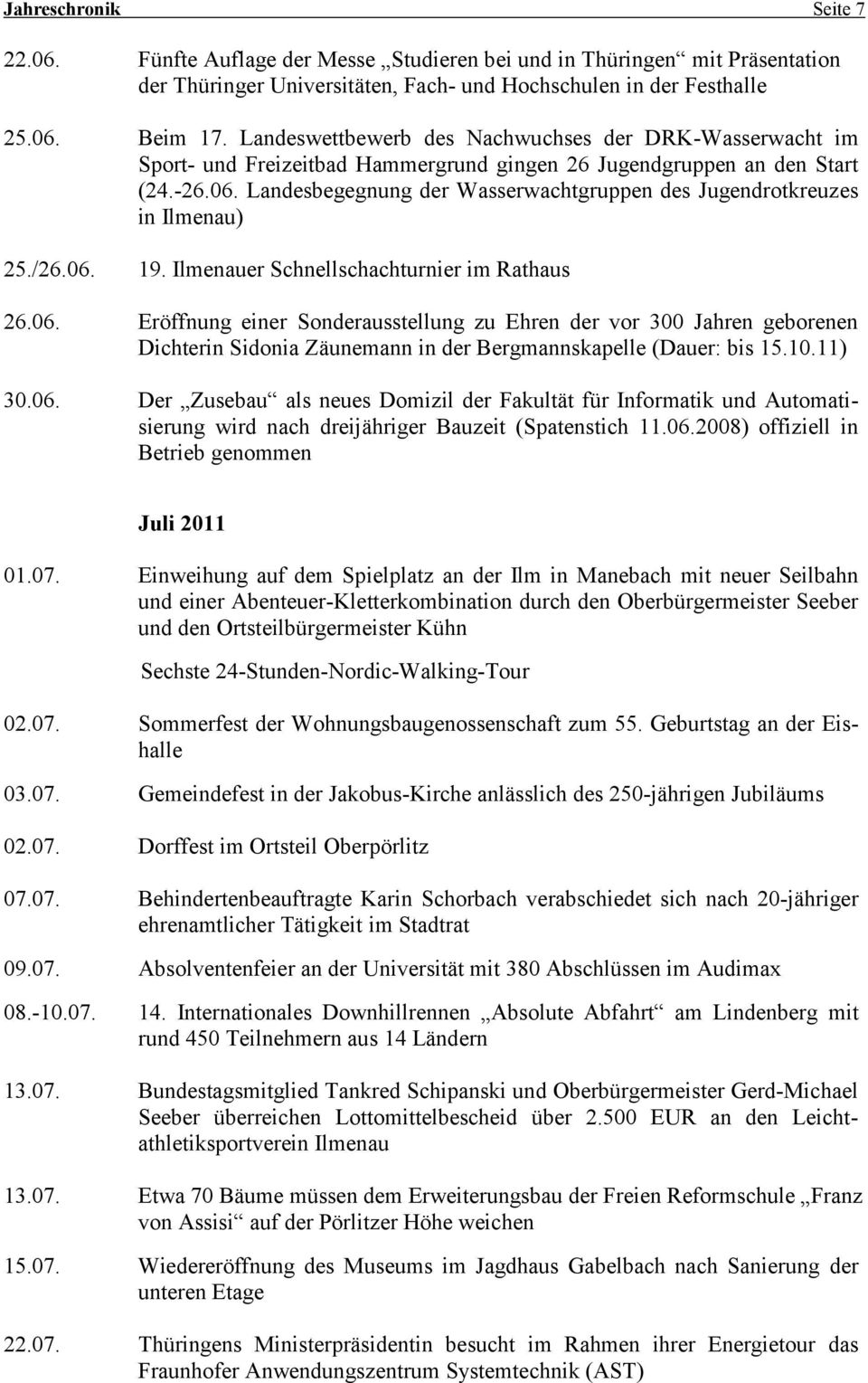 Landesbegegnung der Wasserwachtgruppen des Jugendrotkreuzes in Ilmenau) 25./26.06.