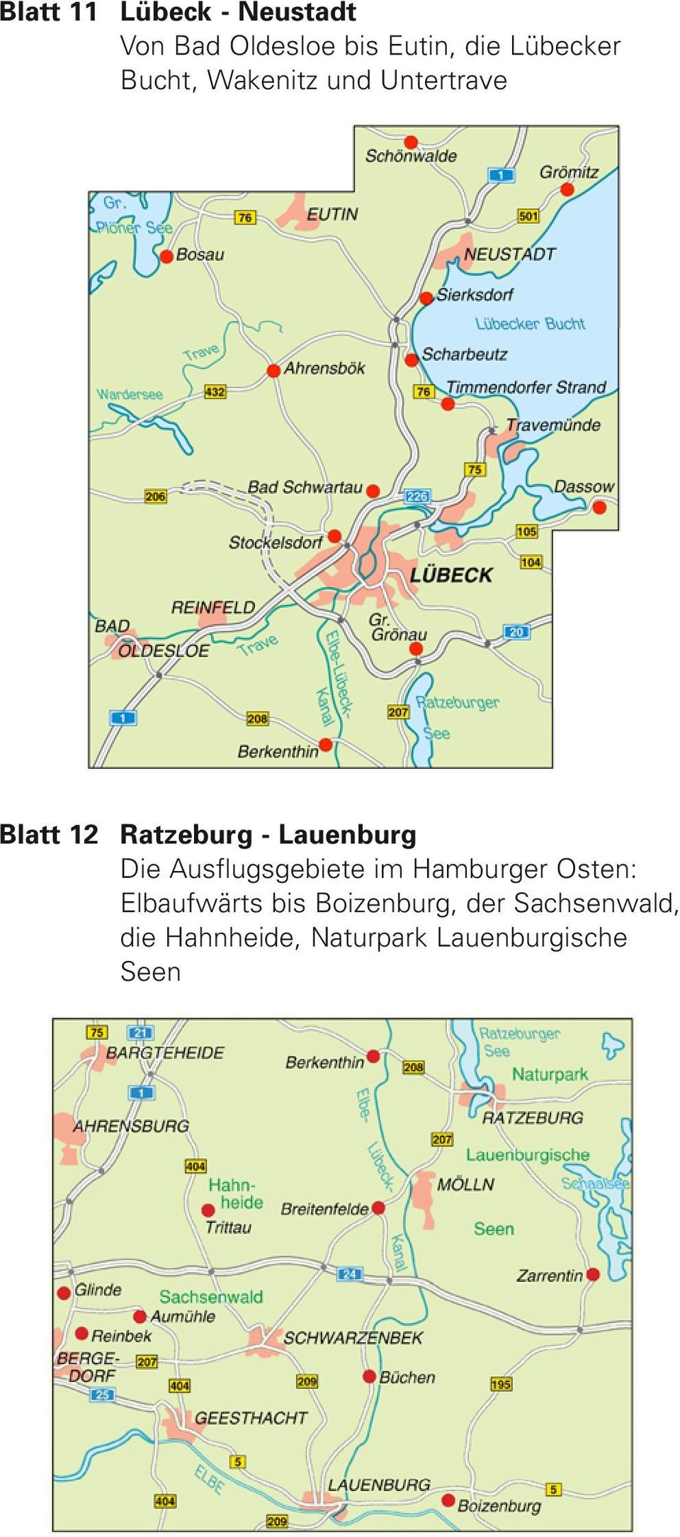 Lauenburg Die Ausflugsgebiete im Hamburger Osten: Elbaufwärts