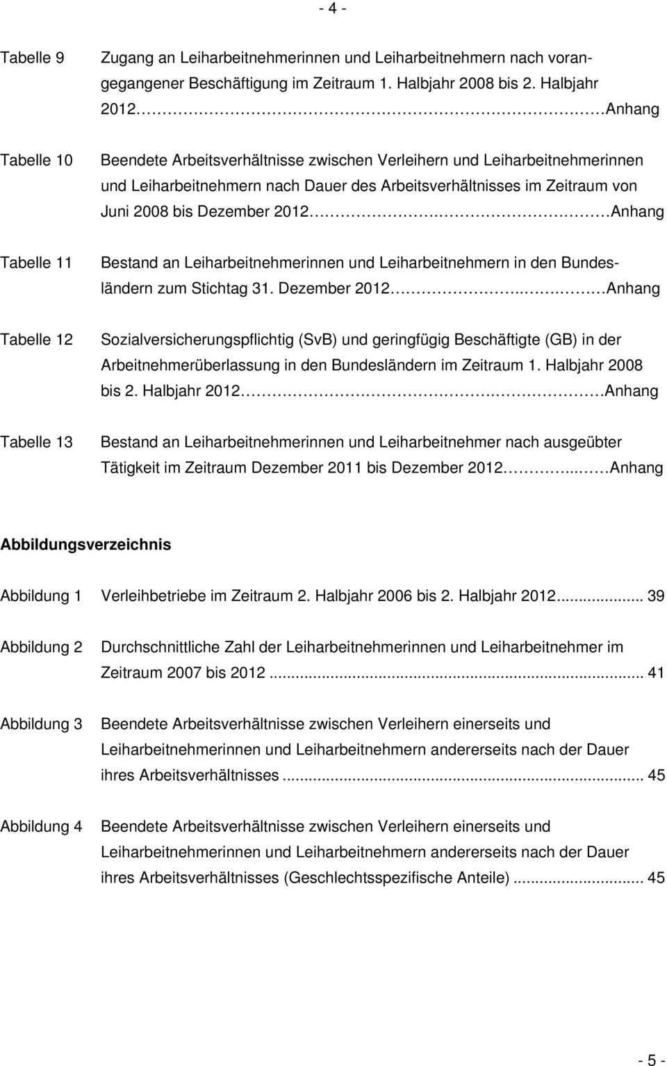 Dezember 2012. Anhang Tabelle 11 Bestand an Leiharbeitnehmerinnen und Leiharbeitnehmern in den Bundesländern zum Stichtag 31. Dezember 2012.