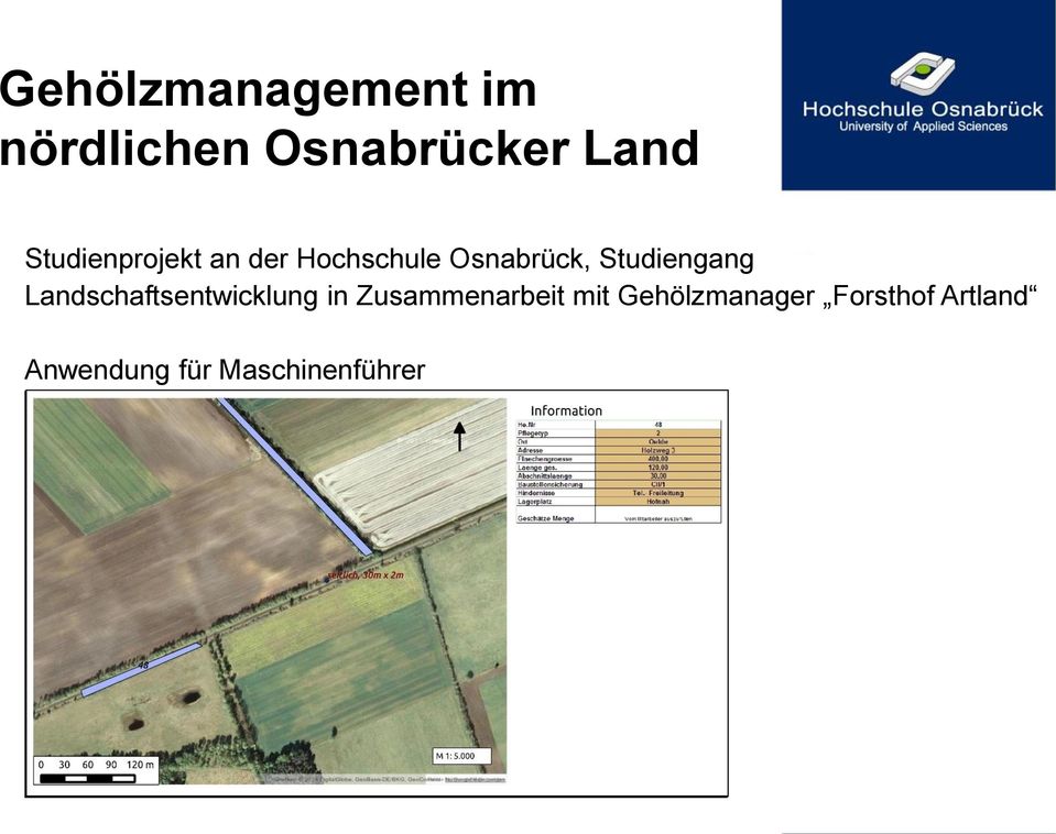 Studiengang Landschaftsentwicklung in Zusammenarbeit
