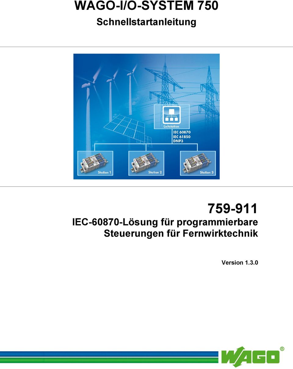 doc @ 64939 @ @ 1 WAGO-I/O-SYSTEM 750 759-911 IEC-60870-Lösung für programmierbare Steuerungen für Fernwirktechnik