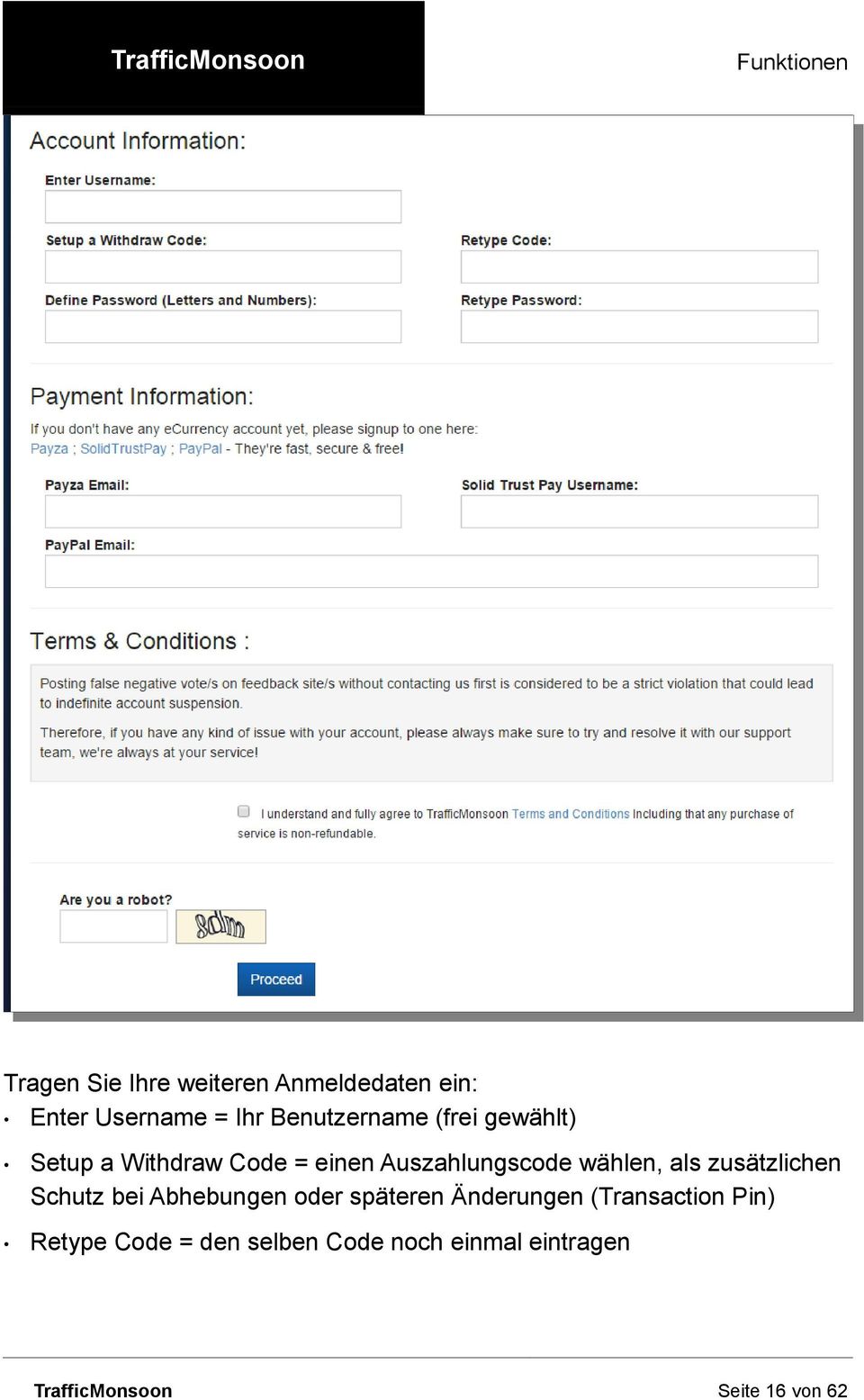 zusätzlichen Schutz bei Abhebungen oder späteren Änderungen (Transaction Pin)