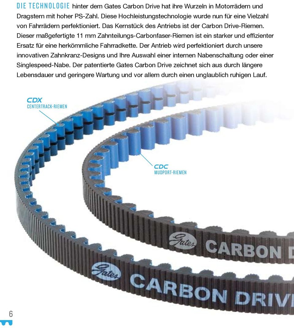 Dieser maßgefertigte 11 mm Zahnteilungs-Carbonfaser-Riemen ist ein starker und effizienter Ersatz für eine herkömmliche Fahrradkette.